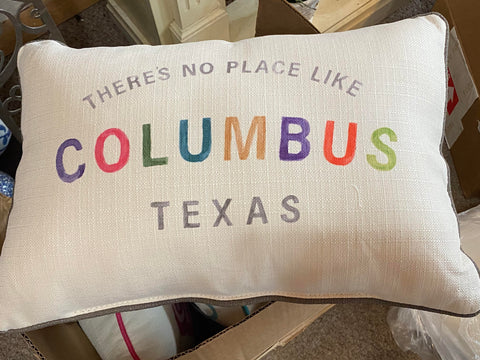 No Place Like Columbus Pillow