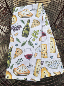 Wine & Cheese, Eco - Friendly Towels