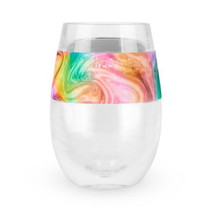 Wine Freeze Cooling Cup, Unicorn Colors