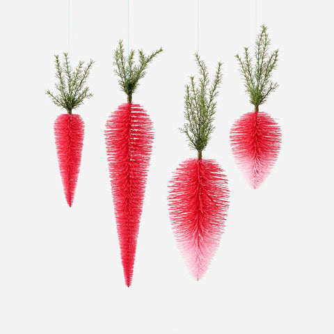 Hanging Pink Carrots