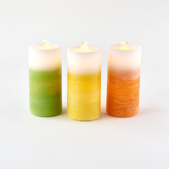 Water Wick LED Pillar Candle Fountain
