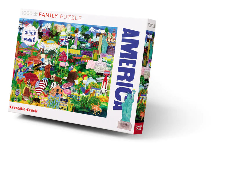 1000 piece Puzzle - America Collage