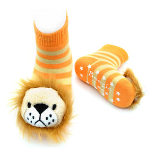 Lion Boogie Toes Rattle Socks