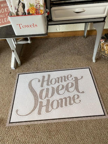 Vinyl Floor Mat - Home Sweet Home