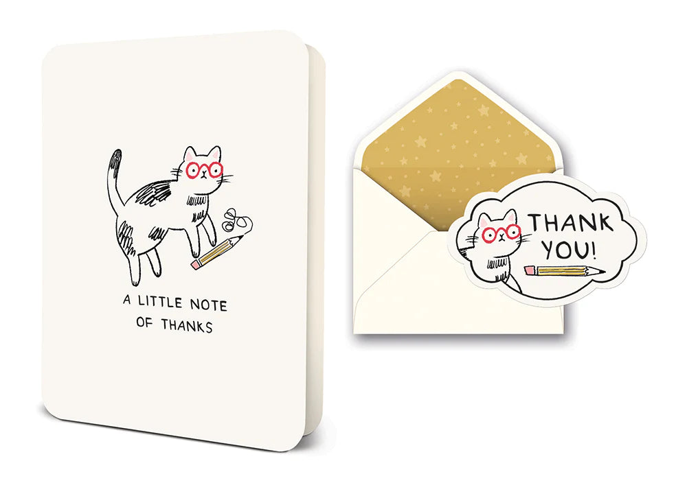 A Little Note of Thanks Card