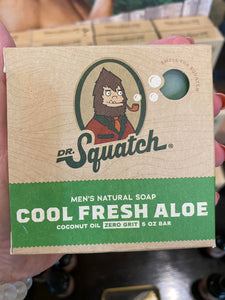 Dr. Squatch All Natural Bar Soap for Men with Zero Grit, Fresh