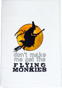 Flour Sack Towels- Flying Monkeys