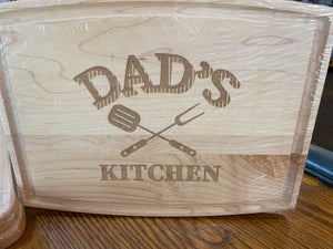 Dad's Kitchen Cutting Board