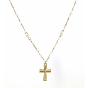 Necklace - Gold Cross