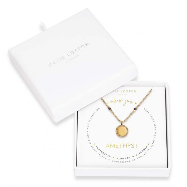 Katie Loxton - Wellness Necklace Collection- Blue Agate