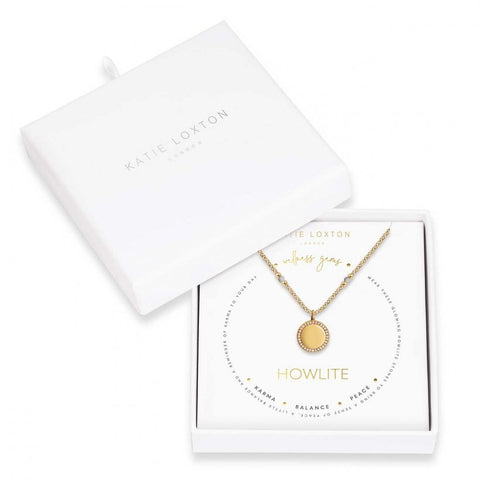 Katie Loxton - Wellness Necklace Collection- Howlite