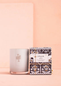 "Dream" boxed Perfumed Candle by Lollia