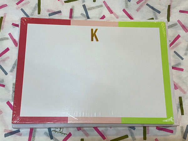 Monogram Note Cards