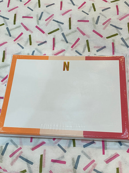 Monogram Note Cards