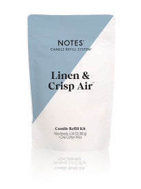 Linen & Crisp Air Candle Refill Kit