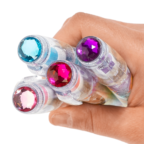 Rainbow Glitter Gem Scented Erasers