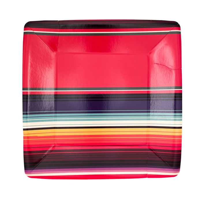 Red Serape Dinner Plate