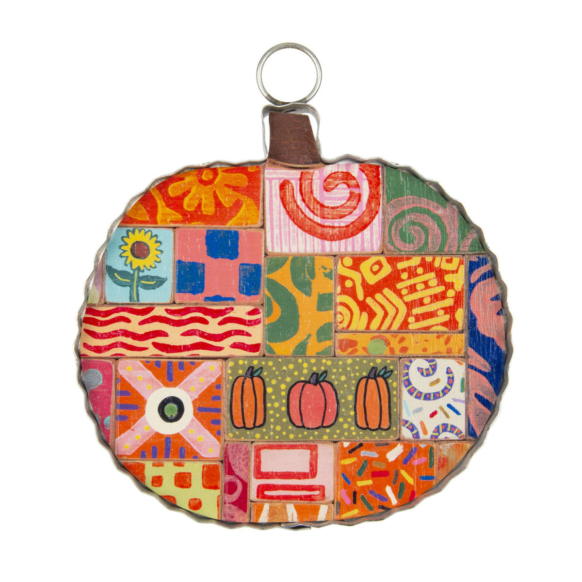 Charm - Patchwork Pumpkin