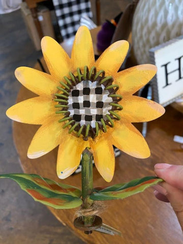 Finial - Whimsical Sunflower