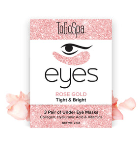 Rose Gold Eye Masks