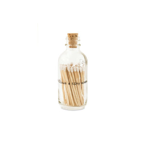 Poetry - Mini Apothecary Match Bottle