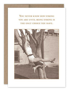 Shannon Martin Cards- Being Strong