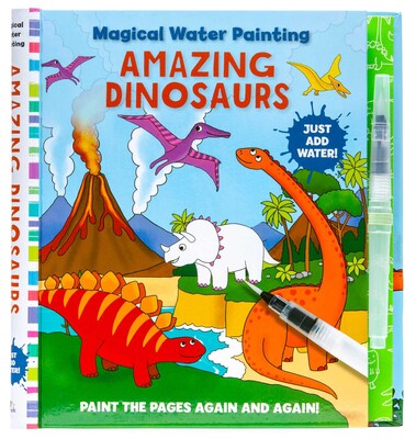 Book - Magical Water Painting, Amazing Dinosaurs