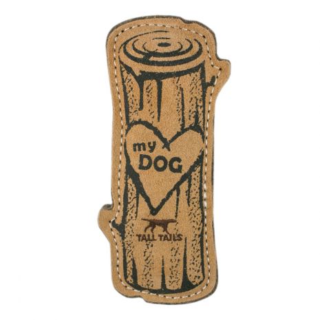 Natural Leather & Wool Dog Toys