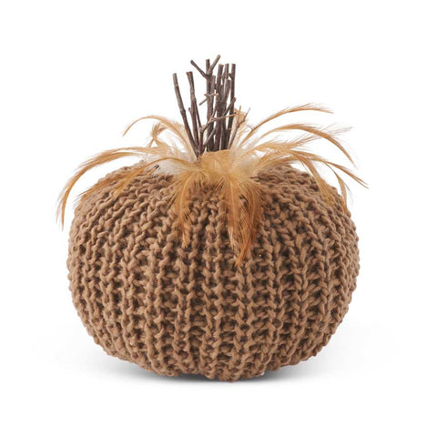 Crochet Pumpkin- Brown