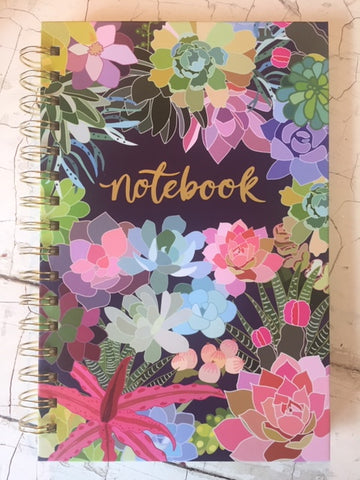 Spiral Notebook - Succulent Paradise