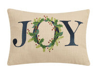 Joy Embroidered Pillow