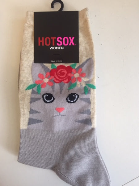 Hot Sox Women- Flower Crown Bunny